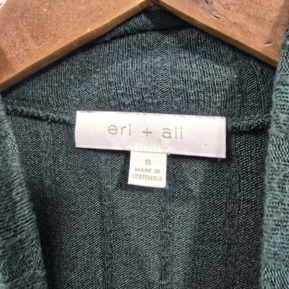 Eri Ali Shirt Womens Small Turtleneck Dark Forest Rib Hacci Plush Fiona - Picture 3 of 11